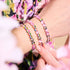 Purple Rain | Silver | Galaxy Glass Bead Bracelet